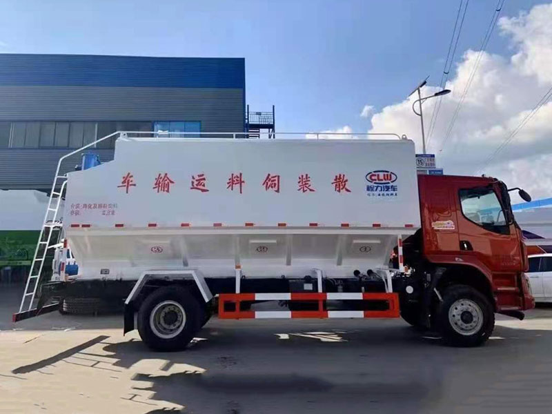 國(guó)六東風(fēng)柳汽乘龍26方散裝飼料車