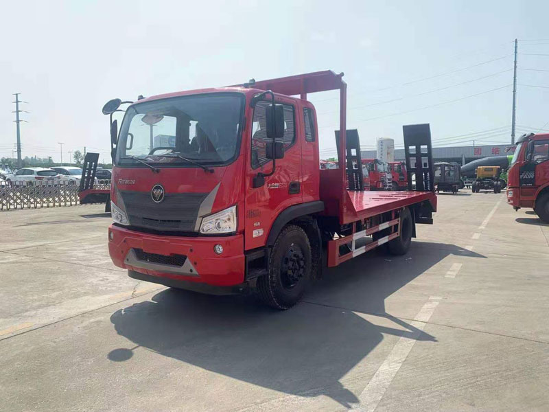 國六福田瑞沃單橋平板運輸車