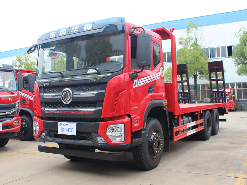 國六東風華神DV5后八輪平板運輸車