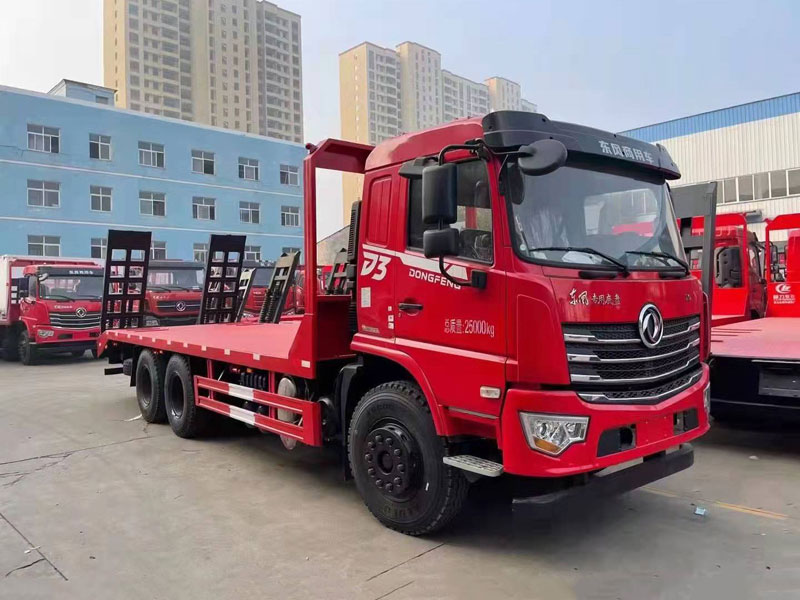 國六東風暢行D3后八輪平板運輸車