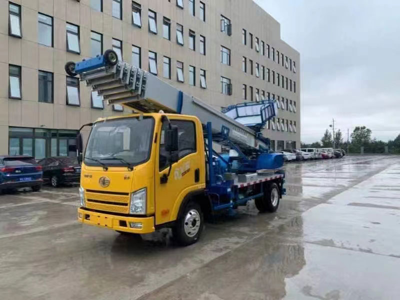 國六解放藍(lán)牌32米云梯車