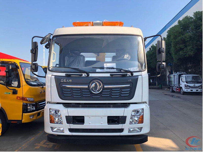 國六東風天錦一拖二帶吊清障車