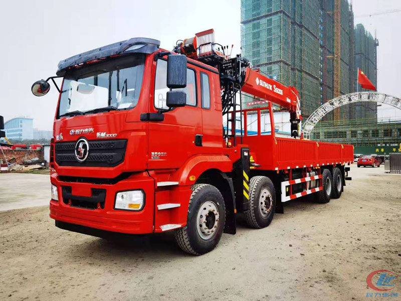 國六陜汽德龍濰柴前四后八隨車吊