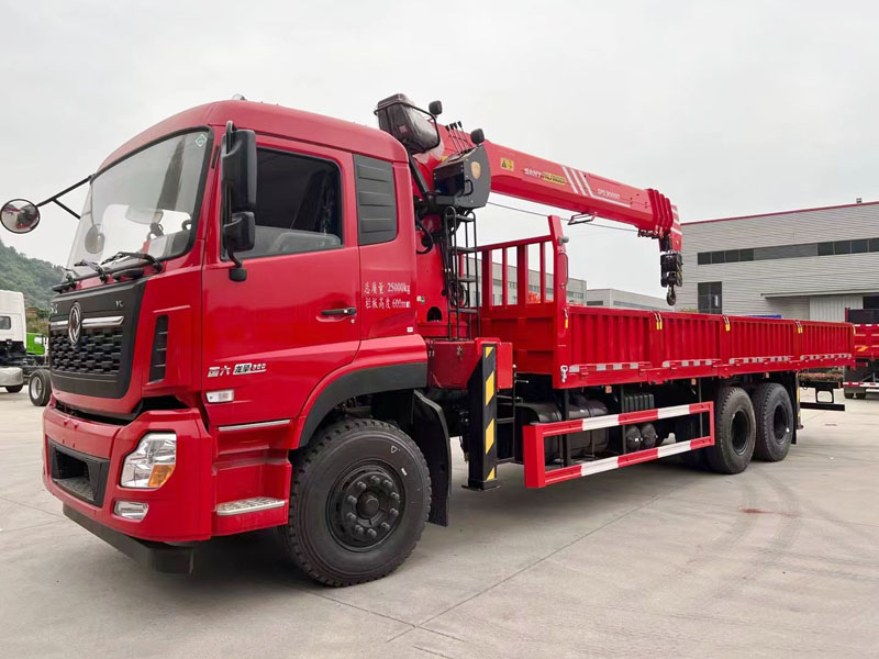 國六東風天龍后八輪隨車吊