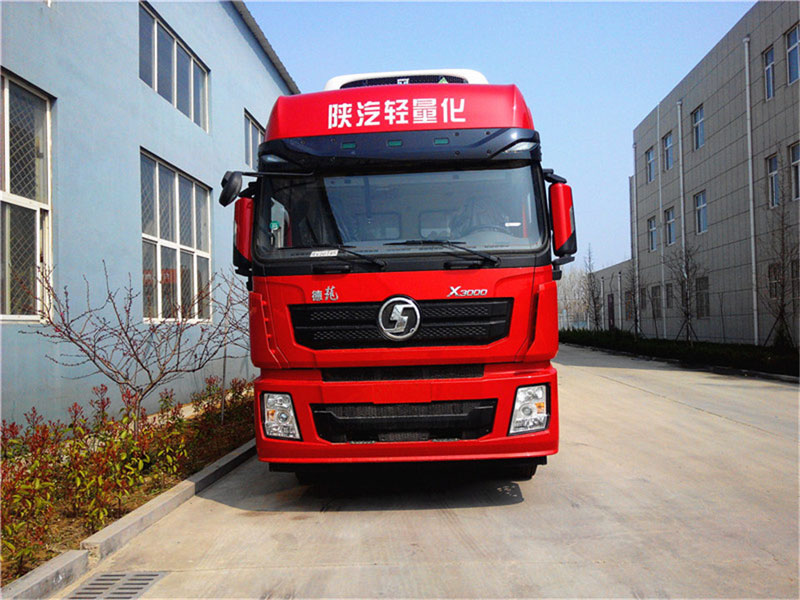 陜汽德龍X3000前四后八（氣囊）9米6冷藏車