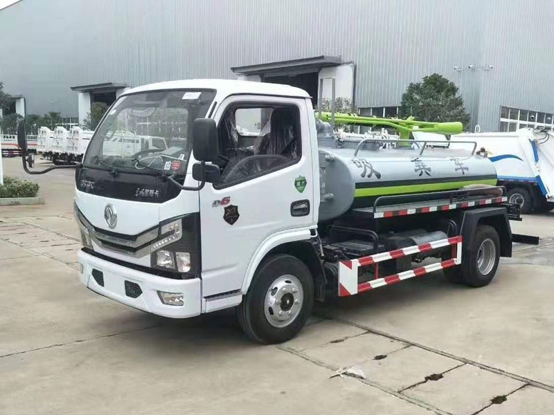 國六排放東風多利卡藍牌2方吸糞車