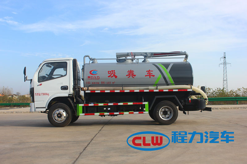 國六東風5方吸糞車