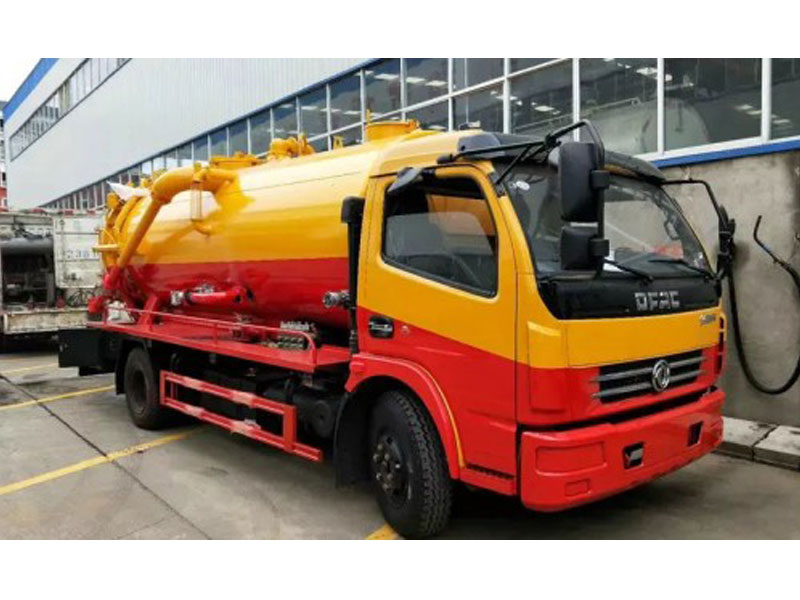 國六東風大多利卡一體罐清洗吸污車 9方