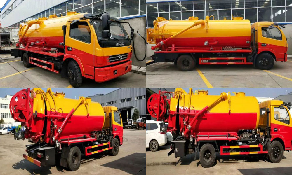 國六東風大多利卡一體罐清洗吸污車 9方