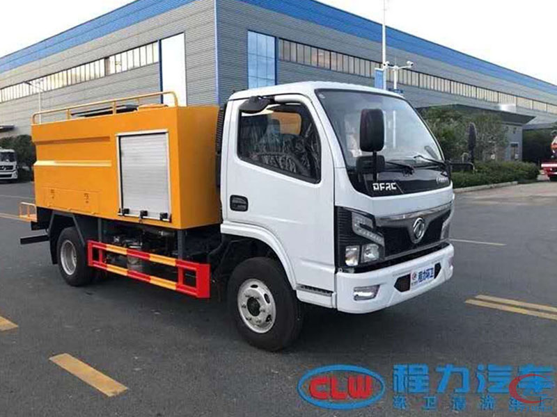 國六東風(fēng)福瑞卡藍(lán)牌高壓清洗車