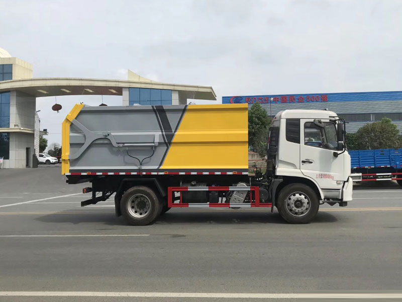 國六東風天錦15方對接垃圾車