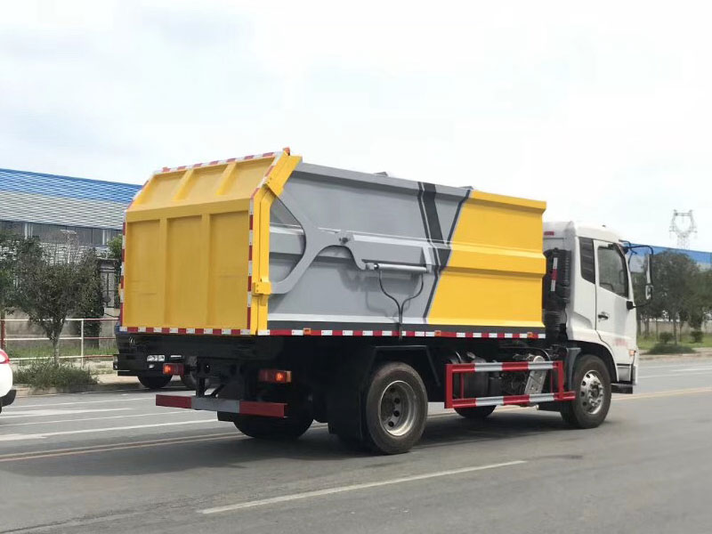 國六東風天錦15方對接垃圾車