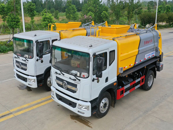 國六東風(fēng)D9 9.5方餐廚廂式垃圾車