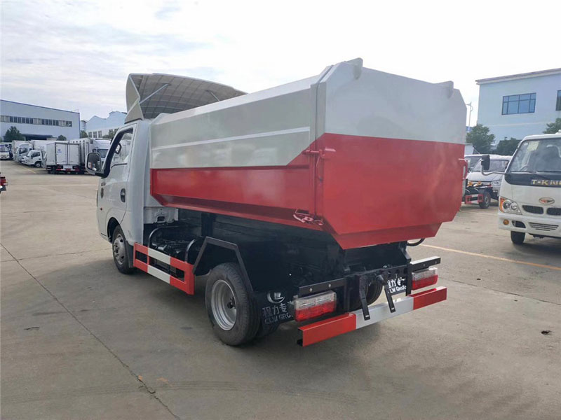 國六3-4方藍牌東風途逸掛桶垃圾車