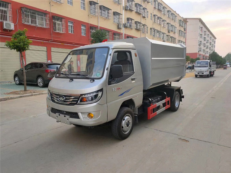 國(guó)六3方藍(lán)牌唐駿歐鈴掛桶垃圾車(chē)