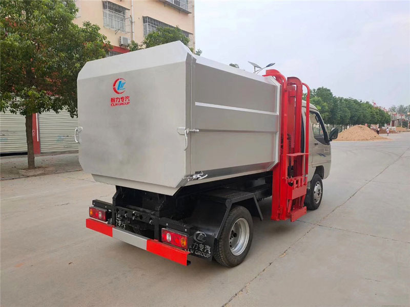 國(guó)六3方藍(lán)牌唐駿歐鈴掛桶垃圾車(chē)