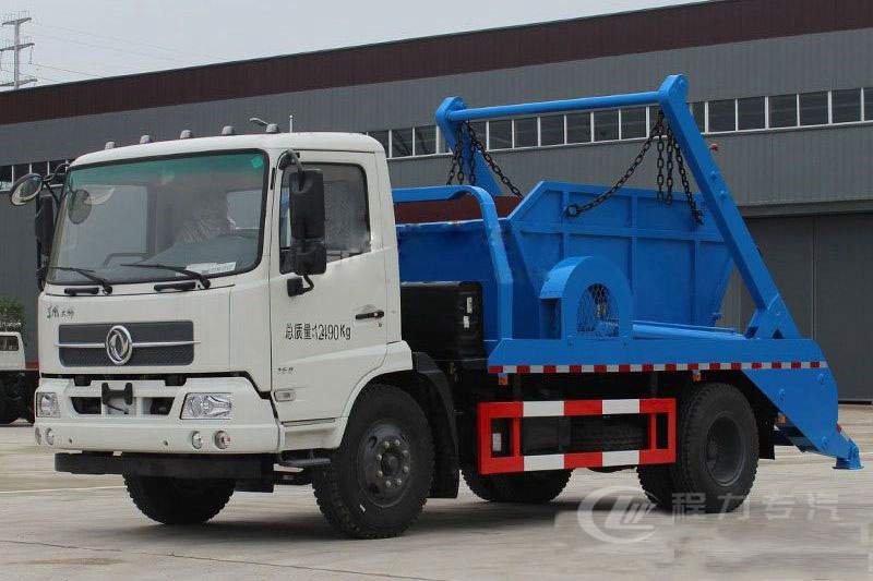 國六12立方東風天錦擺臂垃圾車