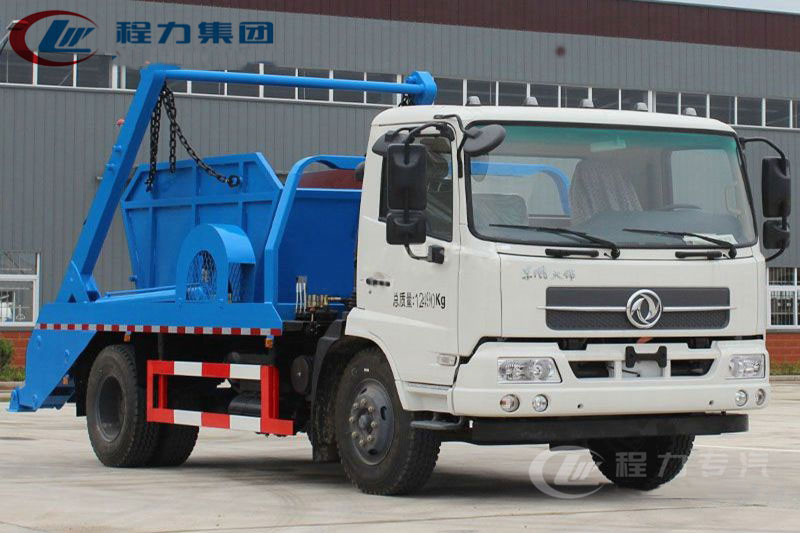 國六12立方東風天錦擺臂垃圾車