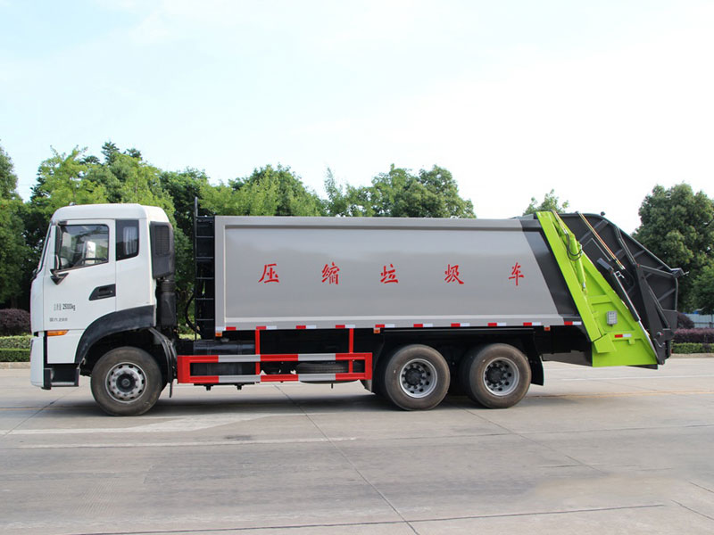 國(guó)六18立方東風(fēng)天龍后雙橋壓縮垃圾車