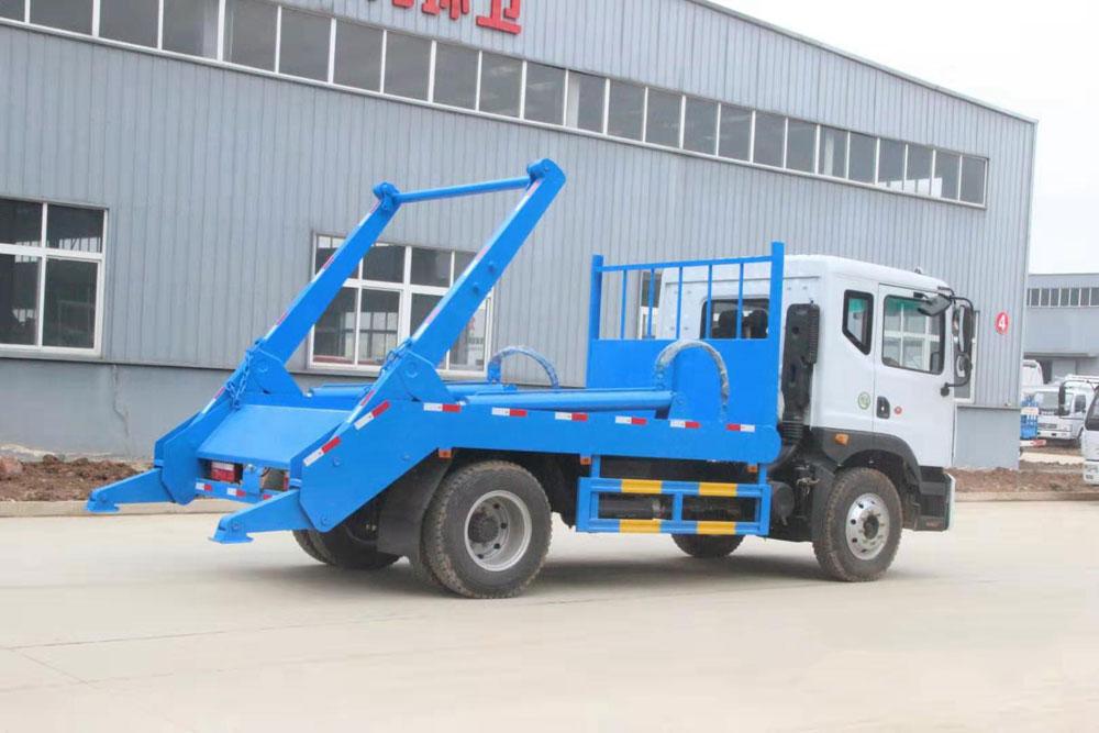 國六10立方東風D9擺臂垃圾車