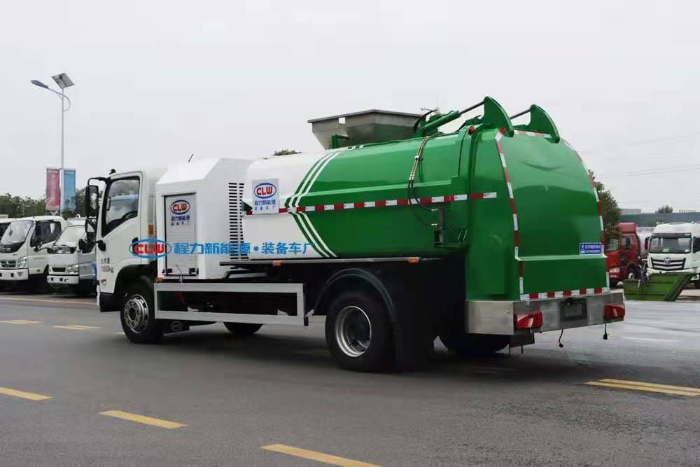 國六程力純電動餐廚垃圾車